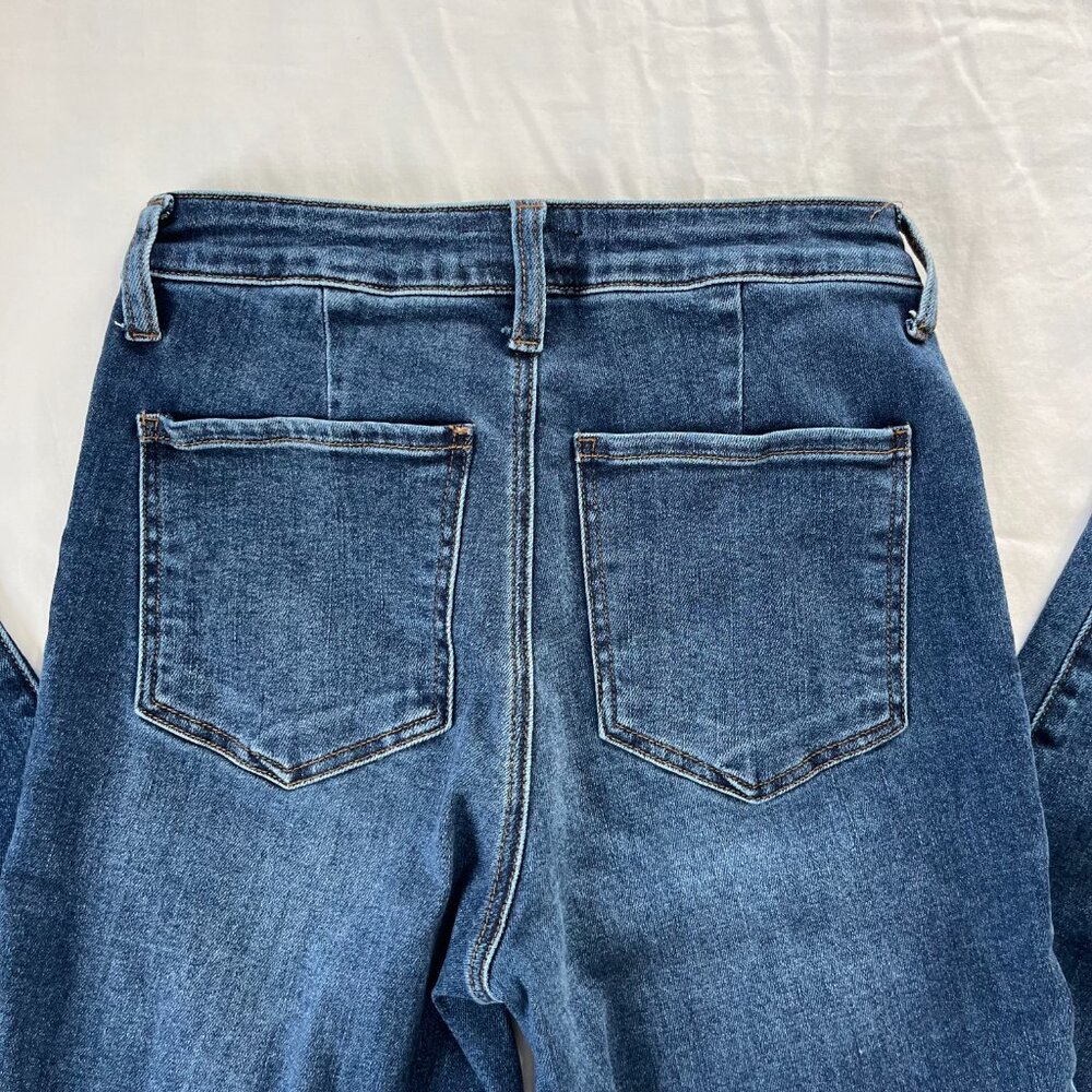Kut From The Kloth Reese High Rise Straight Leg Dark Wash Denim Jeans | Size 2 - Picture 6 of 8